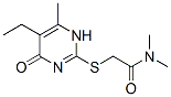 Acetamide, 2-[(5-ethyl-1,4-dihydro-6-methyl-4-oxo-2-pyrimidinyl)thio]-n,n-dimethyl-(9ci) Structure,606114-43-6Structure