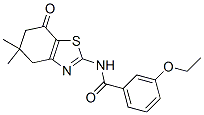 Benzamide, 3-ethoxy-n-(4,5,6,7-tetrahydro-5,5-dimethyl-7-oxo-2-benzothiazolyl)-(9ci) Structure,606114-48-1Structure