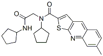 Thieno[2,3-b]quinoline-2-carboxamide, n-cyclopentyl-n-[2-(cyclopentylamino)-2-oxoethyl]-7-methyl- (9ci) Structure,606114-80-1Structure