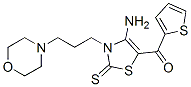 Methanone, [4-amino-2,3-dihydro-3-[3-(4-morpholinyl)propyl]-2-thioxo-5-thiazolyl]-2-thienyl-(9ci) Structure,606115-13-3Structure