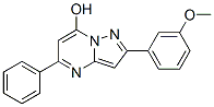 Pyrazolo[1,5-a]pyrimidin-7-ol, 2-(3-methoxyphenyl)-5-phenyl-(9ci) Structure,606116-33-0Structure