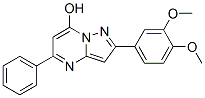 Pyrazolo[1,5-a]pyrimidin-7-ol, 2-(3,4-dimethoxyphenyl)-5-phenyl-(9ci) Structure,606116-42-1Structure