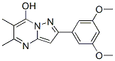 Pyrazolo[1,5-a]pyrimidin-7-ol, 2-(3,5-dimethoxyphenyl)-5,6-dimethyl-(9ci) Structure,606116-48-7Structure