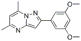 Pyrazolo[1,5-a]pyrimidine, 2-(3,5-dimethoxyphenyl)-5,7-dimethyl-(9ci) Structure,606116-51-2Structure