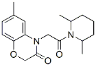 Piperidine, 1-[(2,3-dihydro-6-methyl-3-oxo-4h-1,4-benzoxazin-4-yl)acetyl]-2,6-dimethyl-(9ci) Structure,606119-48-6Structure