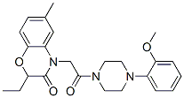 Piperazine, 1-[(2-ethyl-2,3-dihydro-6-methyl-3-oxo-4h-1,4-benzoxazin-4-yl)acetyl]-4-(2-methoxyphenyl)-(9ci) Structure,606120-23-4Structure