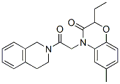 Isoquinoline, 2-[(2-ethyl-2,3-dihydro-6-methyl-3-oxo-4h-1,4-benzoxazin-4-yl)acetyl]-1,2,3,4-tetrahydro-(9ci) Structure,606120-31-4Structure