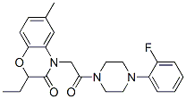 Piperazine, 1-[(2-ethyl-2,3-dihydro-6-methyl-3-oxo-4h-1,4-benzoxazin-4-yl)acetyl]-4-(2-fluorophenyl)-(9ci) Structure,606120-32-5Structure