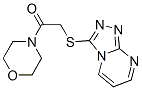 Morpholine, 4-[(1,2,4-triazolo[4,3-a]pyrimidin-3-ylthio)acetyl]-(9ci) Structure,606121-15-7Structure