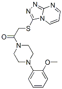 Piperazine, 1-(2-methoxyphenyl)-4-[(1,2,4-triazolo[4,3-a]pyrimidin-3-ylthio)acetyl]-(9ci) Structure,606121-75-9Structure