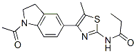 Propanamide, n-[4-(1-acetyl-2,3-dihydro-1h-indol-5-yl)-5-methyl-2-thiazolyl]-(9ci) Structure,606121-86-2Structure