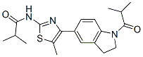 Propanamide, n-[4-[2,3-dihydro-1-(2-methyl-1-oxopropyl)-1h-indol-5-yl]-5-methyl-2-thiazolyl]-2-methyl-(9ci) Structure,606121-91-9Structure