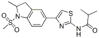 Propanamide, n-[4-[2,3-dihydro-2-methyl-1-(methylsulfonyl)-1h-indol-5-yl]-2-thiazolyl]-2-methyl-(9ci) Structure,606121-98-6Structure