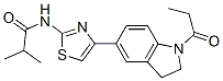 Propanamide, n-[4-[2,3-dihydro-1-(1-oxopropyl)-1h-indol-5-yl]-2-thiazolyl]-2-methyl-(9ci) Structure,606122-05-8Structure