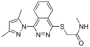 Acetamide, 2-[[4-(3,5-dimethyl-1h-pyrazol-1-yl)-1-phthalazinyl]thio]-n-methyl-(9ci) Structure,606122-26-3Structure