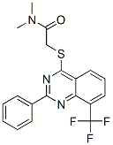 Acetamide, n,n-dimethyl-2-[[2-phenyl-8-(trifluoromethyl)-4-quinazolinyl]thio]-(9ci) Structure,606131-37-7Structure