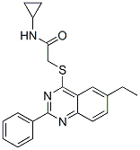 Acetamide, n-cyclopropyl-2-[(6-ethyl-2-phenyl-4-quinazolinyl)thio]-(9ci) Structure,606131-70-8Structure