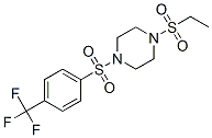 Piperazine, 1-(ethylsulfonyl)-4-[[4-(trifluoromethyl)phenyl]sulfonyl]-(9ci) Structure,606132-00-7Structure