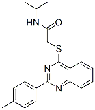 Acetamide, n-(1-methylethyl)-2-[[2-(4-methylphenyl)-4-quinazolinyl]thio]-(9ci) Structure,606132-28-9Structure