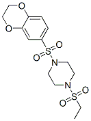 Piperazine, 1-[(2,3-dihydro-1,4-benzodioxin-6-yl)sulfonyl]-4-(ethylsulfonyl)-(9ci) Structure,606133-91-9Structure