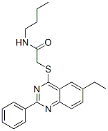 Acetamide, n-butyl-2-[(6-ethyl-2-phenyl-4-quinazolinyl)thio]-(9ci) Structure,606134-53-6Structure