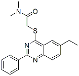 Acetamide, 2-[(6-ethyl-2-phenyl-4-quinazolinyl)thio]-n,n-dimethyl-(9ci) Structure,606134-62-7Structure