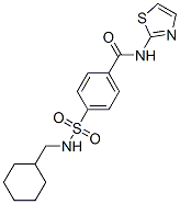 Benzamide, 4-[[(cyclohexylmethyl)amino]sulfonyl]-n-2-thiazolyl-(9ci) Structure,606134-86-5Structure