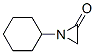 Aziridinone, 1-cyclohexyl-(9ci) Structure,606135-85-7Structure