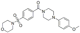 Piperazine, 1-(4-methoxyphenyl)-4-[4-(4-morpholinylsulfonyl)benzoyl]-(9ci) Structure,606136-29-2Structure