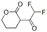 2H-pyran-2-one, 3-(difluoroacetyl)tetrahydro-(9ci) Structure,606491-81-0Structure