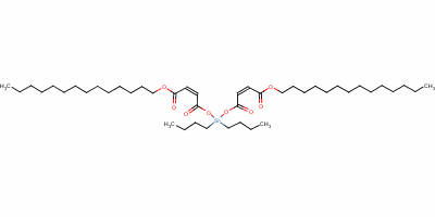 Tetradecyl (z,z)-6,6-dibutyl-4,8,11-trioxo-5,7,12-trioxa-6-stannahexacosa-2,9-dienoate Structure,60659-60-1Structure