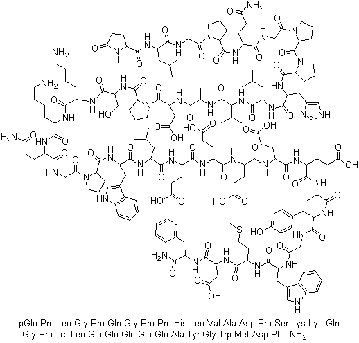 Big gastrin Ⅰ Structure,60675-77-6Structure