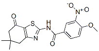 Benzamide, 4-methoxy-3-nitro-n-(4,5,6,7-tetrahydro-5,5-dimethyl-7-oxo-2-benzothiazolyl)-(9ci) Structure,606922-91-2Structure