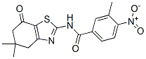 Benzamide, 3-methyl-4-nitro-n-(4,5,6,7-tetrahydro-5,5-dimethyl-7-oxo-2-benzothiazolyl)-(9ci) Structure,606922-93-4Structure