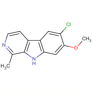 6-Chloro-7-methoxy-1-methyl-9h-pyrido[3,4-b]indole Structure,606928-38-5Structure