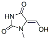 2,4-Imidazolidinedione, 5-(hydroxymethylene)-1-methyl-(9ci) Structure,606976-45-8Structure