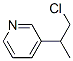 Pyridine,3-(2-chloro-1-methylethyl)-(9ci) Structure,60698-62-6Structure