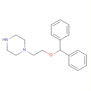 1-(2-Benzhydryloxy-ethyl)-piperazine Structure,60703-69-7Structure