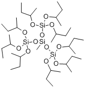 Methyltris(tri-sec-butoxysilyloxy)silane Structure,60711-47-9Structure