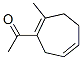 Ethanone,1-(2-methyl-1,5-cycloheptadien-1-yl)-(9ci) Structure,60711-82-2Structure