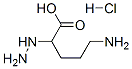 5-Amino-2-hydrazinopentanoic acid hydrochloride Structure,60733-16-6Structure