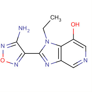 2-(4-Amino-1,2,5-oxadiazol-3-yl)-1-ethyl-1h-imidazo[4,5-c]pyridin-7-ol Structure,607373-65-9Structure