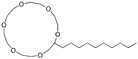 2-Decyl-1,4,7,10,13,16-hexaoxacyclooctadecane Structure,60742-60-1Structure