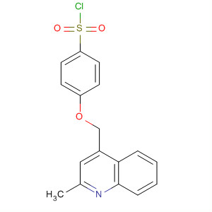 4-[(2-Methylquinolin-4-yl)methoxy]benzenesulphonyl chloride Structure,607710-13-4Structure