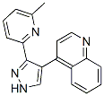 4-[3-(6-Methyl-2-pyridinyl)-1H-pyrazol-4-yl]-quinoline Structure,607737-87-1Structure