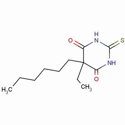 5-Ethyl-5-hexyldihydro-2-thioxo-1h,5h-pyrimidine-4,6-dione Structure,60784-79-4Structure