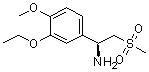 (S)-1-(3-ethoxy-4-methoxyphenyl)-2-(methylsulfonyl)ethylamine Structure,608141-42-0Structure