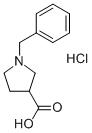 1-Benzylpyrrolidine-3-carboxylic acidhydrochloride Structure,608142-09-2Structure