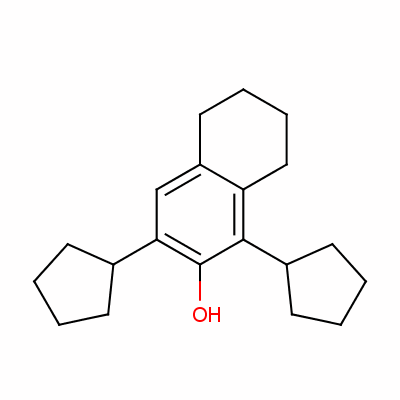 1,3-Dicyclopentyl-5,6,7,8-tetrahydro-2-naphthol Structure,60834-67-5Structure