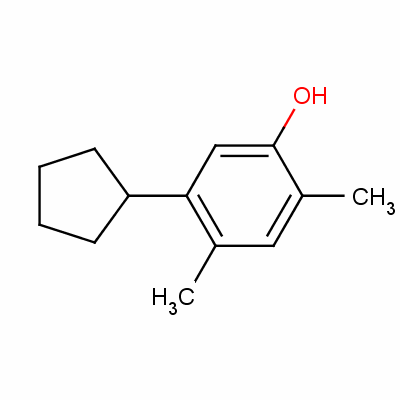 5-Cyclopentyl-2,4-xylenol Structure,60834-69-7Structure